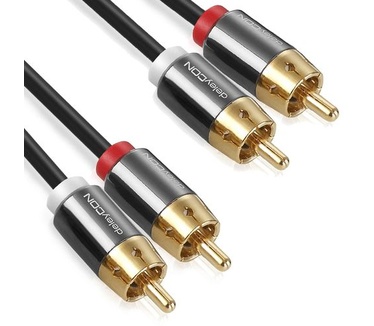 deleyCON 3m 2 x RCA - 2 x RCA m/m