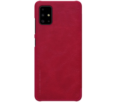 Nillkin Qin PU Leather Book Case - Samsung Galaxy A51 - Rood  Rood