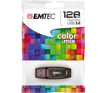 Emtec 128GB C410 Color Mix USB 2.0 128GB Bruin