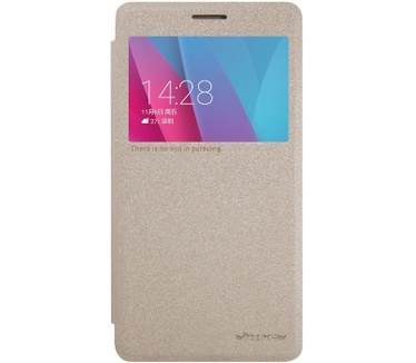 Nillkin New Sparkle S-View Book Case voor Huawei Honor 5X - Goud