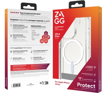 Zagg 702312622 (iPhone 15 Pro) Transparant