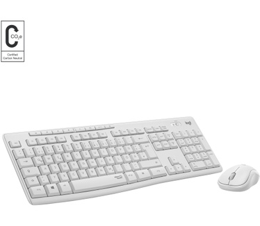 Logitech MK295 Silent Wireless Combo (Qwerty US) Wit