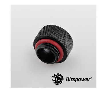 Bitspower G1/4"Carbon Black Enhance Multi-Link For OD 12MM