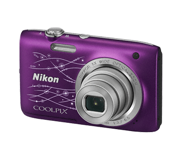Nikon Coolpix COOLPIX S2800, paars ornament Paars