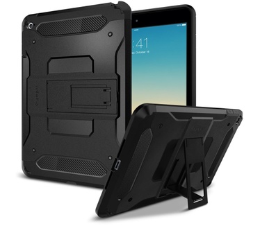 Spigen Tough Armor Apple iPad Mini 4 Case - SGP11736 - Smooth Black