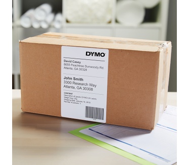 Dymo DYMO originele LabelWriter verzendetiketten, extra groot | 104 mm x 159 mm | 6 met elk 220 labels (1.320 zelfklevende etiketten) | Voor de 4XL/5XL LabelWriter labelprinters | Gemaakt in Europa