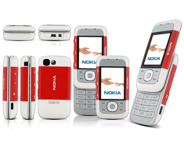 Nokia 5300 XpressMusic  Rood