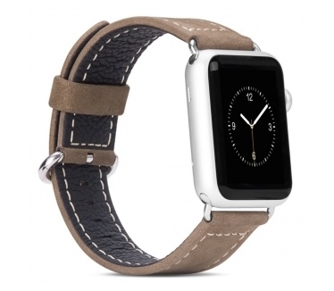 hoco lederen armband voor Apple Watch (38mm) - Brown
