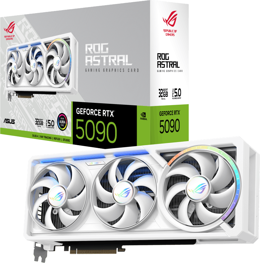 ASUS ROG Astral GeForce RTX 5090 32GB WHITE OC Edition