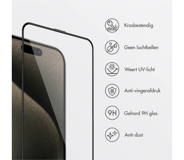 Accezz glas screenprotector met anti-dust applicator