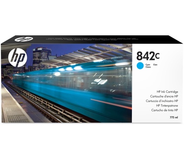 HP 842C PageWide XL cyaan inktcartridge, 775 ml