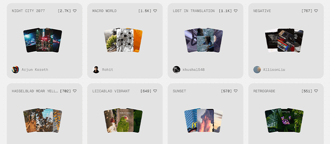 Nothing Playground - Camera Presets