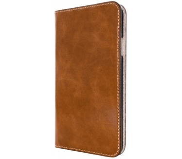 Mobiparts Excellent Wallet Case Samsung Galaxy Alpha Oaked Cognac