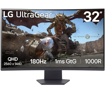 LG 32GS60QC-B Antraciet, Grijs, Paars, Zwart