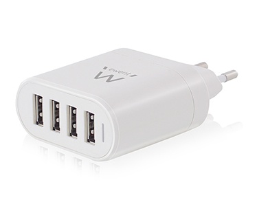 Ewent EW1216 4-Poorts Smart USB Lader 4.5A