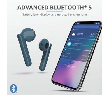 Trust Primo Touch Bluetooth Wireless Earphones (Blauw)