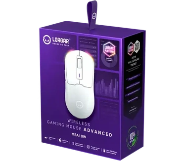 Lorgar Mouse MSA10W Lightweight 7 buttons Wireless White (LRG-MSA10-WH)