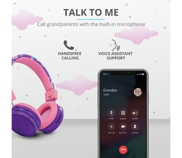 Trust Comi Bluetooth Kids (Paars)