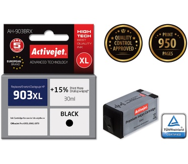 Activejet Activejet AH-903BRX inkt (vervanging HP 903XL T6M15AE; Premium; 30 ml; zwart)