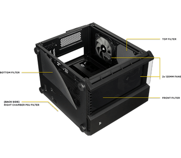 Corsair Crystal 280X Zwart