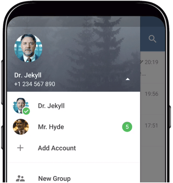 telegram multiple accounts