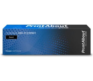 PrintAbout Huismerk OKI 01239901 Toner Zwart
