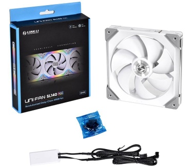 Lian Li UNI FAN SL140, 1-pack, Wit, 140mm, 140mm