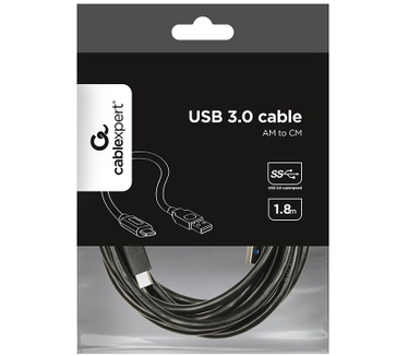 Gembird CCP-USB3-AMCM-6 Zwart