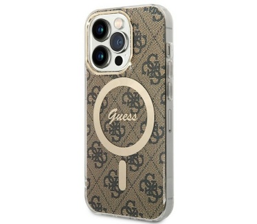Guess 4G MagSafe Back Case Apple iPhone 15 Pro Max (6.7") - Bruin Bruin