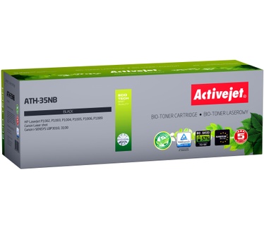 Activejet BIO Activejet ATH-35NB toner voor HP, Canon printers, Vervanging HP 35A CB435A, Canon CRG-712; Supreme; 1800 pagina's; zwart.