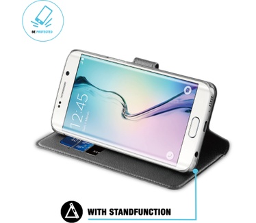 BeHello Samsung Galaxy S7 Edge Wallet Case Black