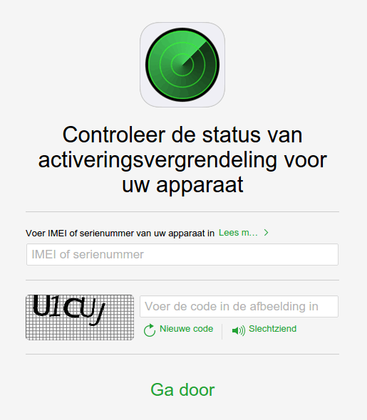 Activeringsvergrendeling