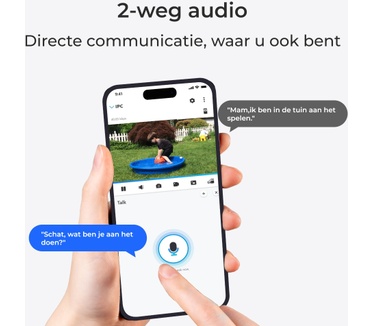 Reolink Argus Series B320-B - 3 MP buitenbeveiligingscamera op batterijen met detectie van personen/voertuigen, tweewegaudio
