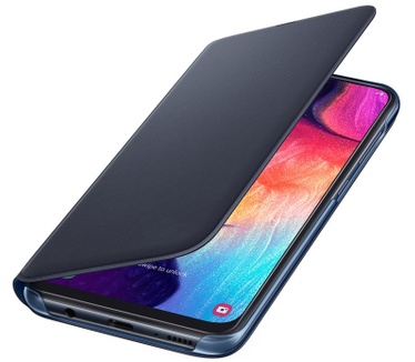 Samsung Galaxy A50 Wallet Cover  Zwart