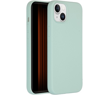 Accezz Liquid Silicone Backcover met MagSafe iPhone 15 Plus - Sky Blue