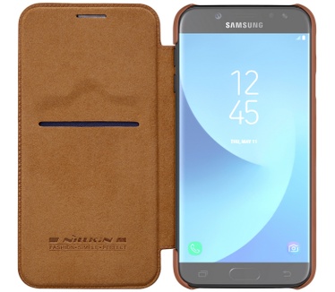 Nillkin Qin PU Leather BookCase Samsung Galaxy J5 (2017) - Bruin Bruin