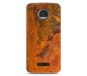 Just in Case Motorola Moto Z Play Hoesje roestig metaal