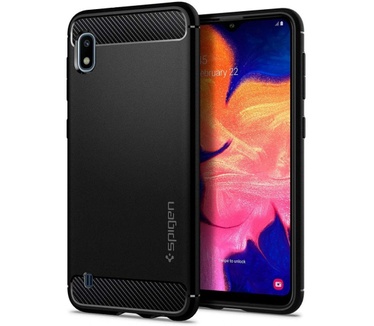 Spigen Rugged Armor Case Black Samsung Galaxy A10  Zwart
