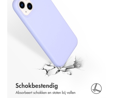 Accezz Liquid Silicone Backcover met MagSafe iPhone 14 Plus - Paars