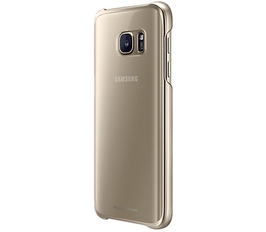 Samsung Galaxy S7 Clear Cover - EF-QG930CF - Gold (Galaxy S7) Zwart