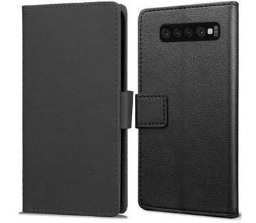 qMust Samsung Galaxy S10 Wallet Hoesje Zwart