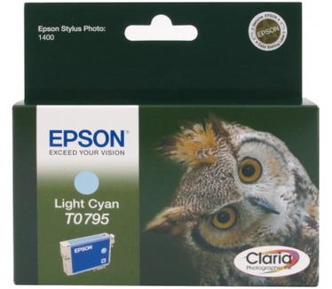 Epson Singlepack Light Cyan T0795 Claria Photographic Ink