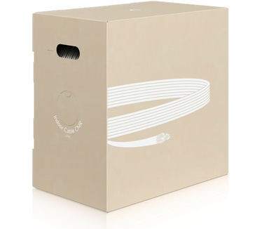 Ubiquiti UACC-Cable-C6A-CMR netwerkkabel Wit 305 m Cat6a U/UTP (UTP) - UACC-CABLE-C6A-CMR