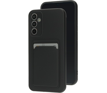 Mobiparts Classic TPU Case with Cardholder Samsung Galaxy A34 4G/5G Matt Black