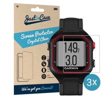 Just in Case Garmin Forerunner 25 Screenprotector - 3 stuks - Crystal Clear