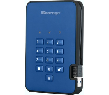iStorage diskAshur 2 500GB Blauw