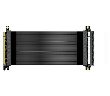 Akasa RISER BLACK X3, Premium PCIe 3.0 x 16 Riser cable,30CM. Aansluiting 1: 180° PCIe 3.0 x16 Female, Aansluiting 2: 180° PCIe 3.0 x16 Male. Kleur van het product: Zwart Zwart