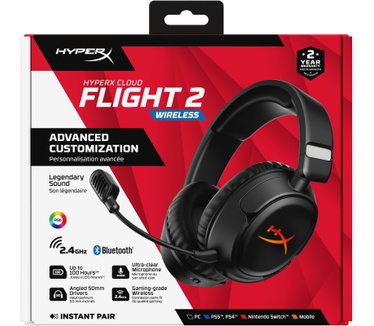 HyperX HyperX Cloud Flight 2 - Wireless Gaming Headset (zwart)