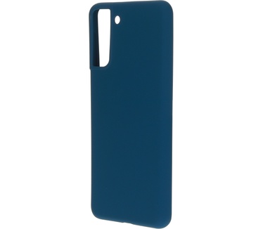 Mobiparts Silicone Cover Samsung Galaxy S21 Plus Blueberry Blue