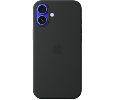 Apple Siliconen Back Cover met MagSafe - iPhone 16 Plus (iPhone 16 Plus) Zwart